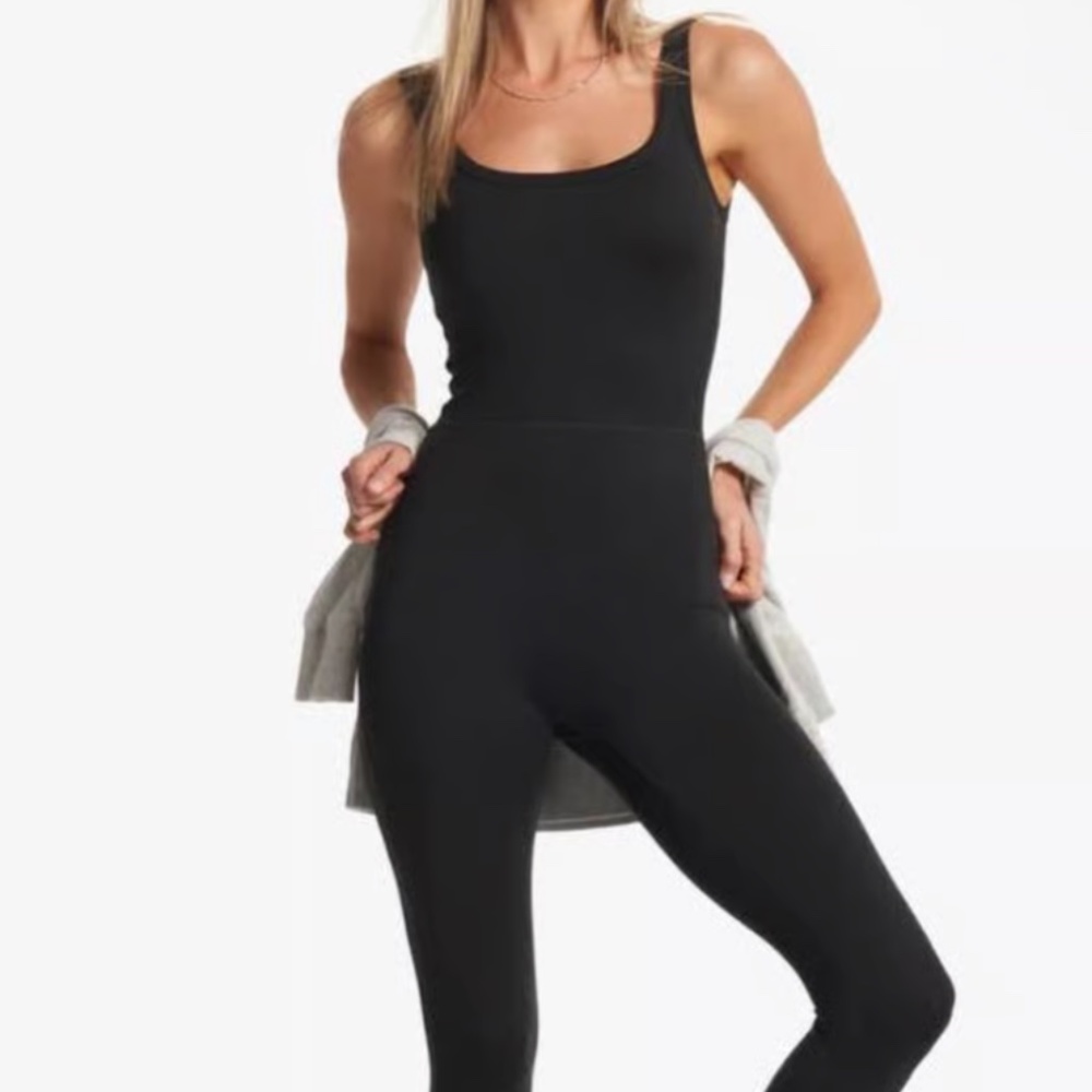 VUORI Halo Essential Jumpsuit Women's Size S Black Heather